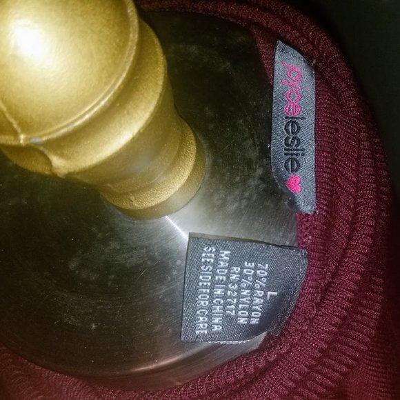 Joyce Leslie | Burgundy | Figure Fitting | Rouging | Size L - Picture 10 of 12